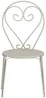 Vente-unique - GUERMANTES Garden dining set Metall Beige - B 47 cm x H 90 cm x L 43 cm Bild 4