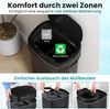 58 L Automatischer Mülleimer mit Sensor & Dual-Zonen Intelligenter Abfalleimer Schwarz Bild 3