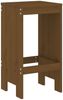 vidaXL 3-tlg. Gartenbar-Set Honigbraun Massivholz Kiefer 3157736 Bild 4