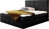 99rooms Charles Boxspringbett Kunstleder SOFT 140x200 cm Schwarz Bild 2