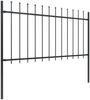vidaXL Gartenzaun | Stahl | Stabil | Rechteckig | Modern 277612 Bild 2