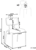 Esszimmerstuhl 2er Set ADELANTO Metall Braun Bild 2