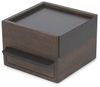 Umbra Mini Stowit Schmuckkasten, Schmuck Kasten, Schmuckfach, Aufbewahrung, Holz / Metall, Walnuß / Schwarz, 17 cm, 1005314-048 Bild 5