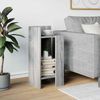vidaXL Beistelltisch mit Ablage Grau Sonoma 25,5x27x60 cm 858552 Bild 3