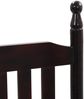 vidaXL Schaukelstuhl mit Gebogener Sitzfläche Braun Pappelholz 45699 Bild 5