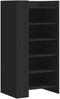 vidaXL Schuhschrank Schwarz 52x37,5x100 cm Holzwerkstoff 848445 Bild 2