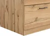 Vente-unique - ALEGRITA Küchenmöbel Holz, Platte SchwarzBeige - B 104 cm x H 80 cm x L 126 cm Bild 5