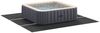 vidaXL Bodenfolie für Pools Schwarz 396 x 396 x 0,1 cm Vliesstoff 42009130 Bild 3