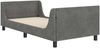 vidaXL Kinderbettgestell mit Kopfteil Dunkelgrau 90 x 200 cm Samt 42010888 Bild 4