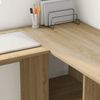 vidaXL Schreibtisch Sonoma-Eiche 142 x 102 x 73 cm Holzwerkstoff 869292 Bild 4
