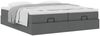 vidaXL Ottoman-Bett mit Matratzen Dunkelgrau 160x200 cm Stoff 3311235 Bild 5