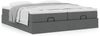 vidaXL Ottoman-Bett mit Matratzen Dunkelgrau 160x200 cm Stoff 3311235 Bild 4