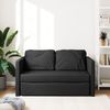 vidaXL Bodensofa mit Schlaffunktion Schwarz 112x174x55 cm Stoff 353966 Bild 3