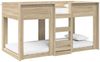vidaXL Etagenbett für Kinder Sonoma-Eiche 80 x 200 cm Holzwerkstoff 3410405 Bild 2
