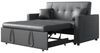 SONNI Schlafsofa Klappbares Sofabett 2-in-1 mit Katzenleder Sofa Bettcouch, mit Schlaffunktion, 3 Verstellbare Winkel, Couch mit 2 Kissen Bild 4