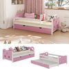 Kinderbett Jessica Rosa 80x160 cm mit Schublade, ohne Matratze Vitalispa Bild 2