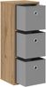 vidaXL Sideboard mit Schubladen Artisan-Eiche 25,5 x 22 x 69,5 cm 8000555 Bild 4