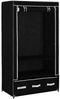 vidaXL Kleiderschrank Schwarz 87 x 49 x 159 cm Stoff 282457 Bild 3
