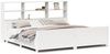 vidaXL Massivholzbett mit Regal ohne Matratze Weiß 180x200 cm 3323798 Bild 2