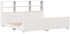 vidaXL Massivholzbett mit Regal ohne Matratze Weiß 180x200 cm 3323798 Bild 3