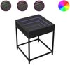 vidaXL Nachttisch mit Infinity-LED Schwarz 40x40x51 cm 3284091 Bild 2
