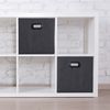 Relaxdays Aufbewahrungsbox in Anthrazit 4er Set Bild 3