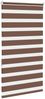 vidaXL Doppelrollo Braun 70x150 cm Stoffbreite 65,9 cm Polyester 4014333 Bild 4