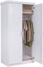 Kleiderschrank >Hakon< (BxHxT 95 x 190 x 55 cm) in Weiss - 95x190x55 (BxHxT) Bild 5