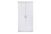 Kleiderschrank >Hakon< (BxHxT 95 x 190 x 55 cm) in Weiss - 95x190x55 (BxHxT) Bild 3