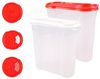 Rival Schüttdosen 1,3/2,4/4 L Cerealienbox Müslidose Cornflakesdose Vorratsdose Aufbewahrungsdosen Vorratsdose Streudosen Bild 4