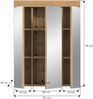Xonox 'Scout' Spiegelschrank (B/H/T: 60x79x18 cm) in Salbei und Artisan Eiche Nachbildung Bild 3