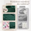 LVHOM Lazy Sofa Cordstoff mit Kissen, Bodensofa 125 × 155 × 63 cm, Schlafsofa Couch mit Memory-Schaum, Chaiselounge Sessel, Grün Bild 5