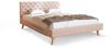 FDM Polsterbett Kalifornia Bettrahmen 120x200, 140x200, 160x200, 180x200cm (MADE IN EU - mit hochwertigem Velours Bezug, Bettrahmen, Bett, Optional mit Matratze bestellbar, mit großen gepolsterten Kopfteil aus hochwertigem Veloursstoff), Holzrahmen mit... Bild 4