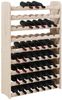 vidaXL Weinregal 72,5x25x111,5 cm Massivholz Kiefer 4007561 Bild 4