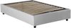 Dmora Doppelbett Abici, Bettkasten mit Stoffbezug, 100 % Made in Italy, Öffnung vorne, inklusive Matratze 120 x 200 cm, Weiß Bild 5