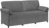 vidaXL 3-Sitzer-Sofa Dunkelgrau 198 x 83 x 95 cm Samt 42033968 Bild 2