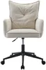 Vente-unique - BATARU Office chair Stoff Beige - B 64 cm x H 80 cm88 cm x L 59,5 cm Bild 3