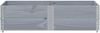 vidaXL Paletten-Aufsatzrahmen 2 Stk. Grau 150x100 cm Massivholz Kiefer 4010307 Bild 3