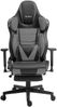 Gaming Stuhl Chair Racing Chefsessel mit Sportsitz und ergonomsichen 4D-Armlehnen Dunkelgrau / Hellgrau Bild 2