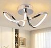 Nettlife LED Deckenleuchte Schwarz /Weiß/Silber Modern 12W Wohnzimmer Schlafzimmer 3000K, LED fest integriert, Warmweiß Bild 5