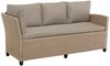 KONIFERA Gartenlounge-Set Rotterdam, (Set, 20-tlg, 3x 3er Sofa, 2x Hocker, 1x Tisch 120x82x67cm, inkl. Auflagen), Polyrattan, Stahl, Tischplatte aus Nonwood Bild 4