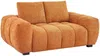 Vente-unique - BERENIA Couchgarnitur Stoff Rot - B 105 cm x H 81 cm x L 168 cm196 cm Bild 4