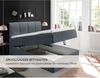 Polsterbett >Granada< 140x200 cm Liegefläche, in anthrazit - 140x120x210 (BxHxT) Bild 2
