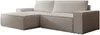 Vente-unique - AMELIA Sofa SamtStoff Beige - B 160 cm x H 85 cm x L 267 cm Bild 3