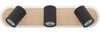 EGLO LED Deckenleuchte Rimbocchi, 3 schwenkbare Spots, Deckenstrahler aus Metall Schwarz Holz-Optik, warmweißes Licht, 2500 Lumen, energieeffizient, 46cm Länge Bild 3