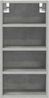 vidaXL Hängeschrank Riga Betongrau 30x29,5x60 cm Holzwerkstoff 854169 Bild 4