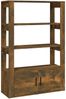 vidaXL Sideboard Räuchereiche 80x30x119,5 cm Holzwerkstoff 819473 Bild 2