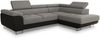Ecksofa Caris mit Schlaffunktion, Bettkasten und einstellbare Kopfstützen (Schwarz + Grau (Soft 011 + Sawana 21), Ecksofa Rechts) Bild 2