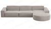 Sofa Dreams Ecksofa Design Sofa Polster Couch Eck Stoffsofa Alegranza L kurz Polstersofa, Loungesofa Bild 4