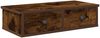 vidaXL Wandregal mit Schubladen Räuchereiche 60x28x15 cm Holzwerkstoff 859945 Bild 2